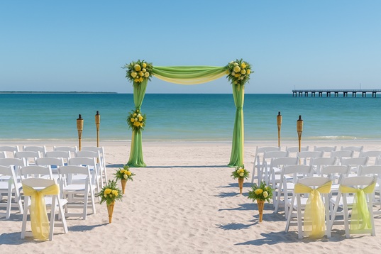 Tampa Bay area waterfront wedding location